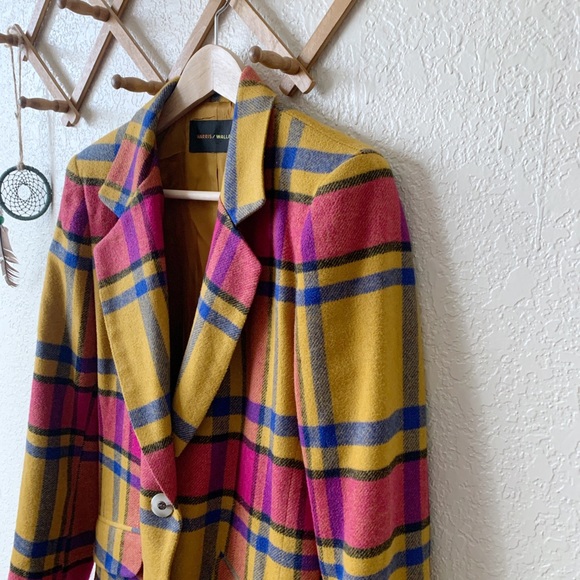 Harris/Wallace Vintage Plaid Jacket - Picture 6 of 13